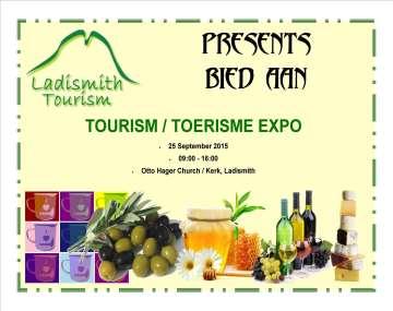 Ladismith Tourism Expo Burgemeesters Gholfdag, 24 Oktober 2015 Gamka-Oos Primêr Eeufees Enige donasies en/of borge om die vieringe 'n groot sukses te maak, sal baie waardeer word.