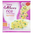 FROZEN READY Tesco Micro Rice Individual Bags Egg Fried Rice 4 x 150g (600g) Tesco
