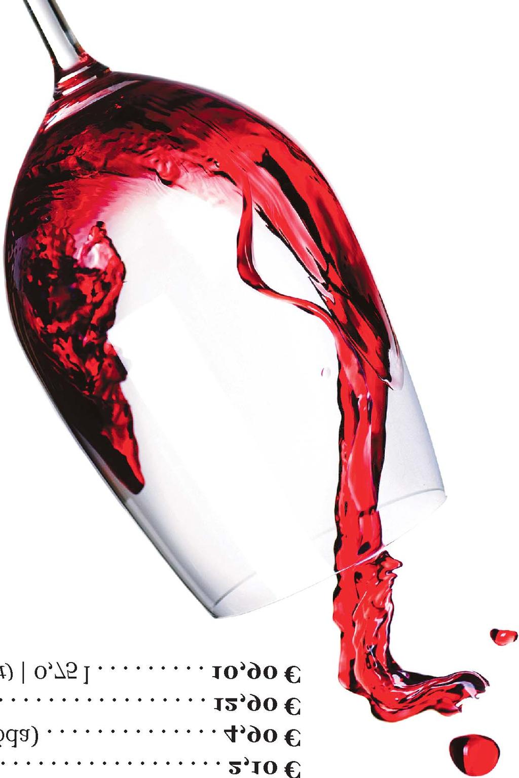 Rozlievané vína & Aperitívy Wine by the glass & Aperitifs Cabernet Sauvignon (červené