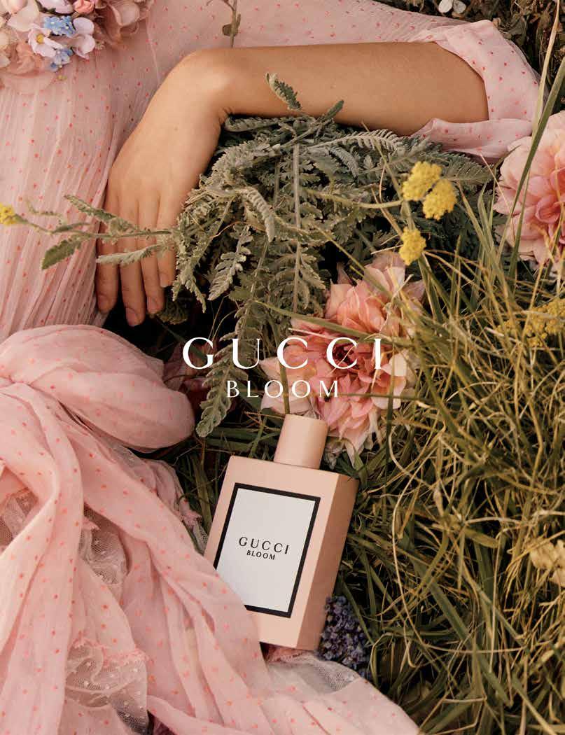 GUCCI BLOOM Capturing the spirit of the contemporary, diverse and authentic women of Gucci, Bloom s notes of natural tuberose and Jasmine create an
