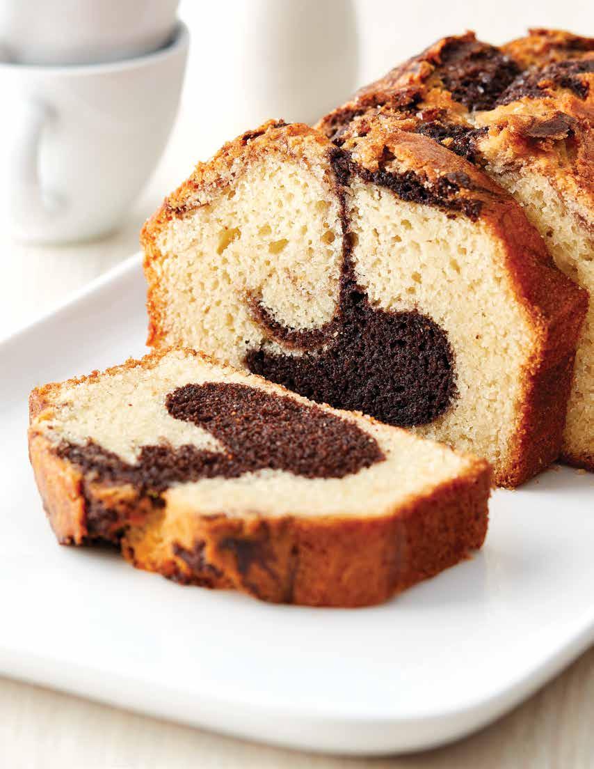 LOAVES marble Cake loaf You can please everyone when you swirl vanilla