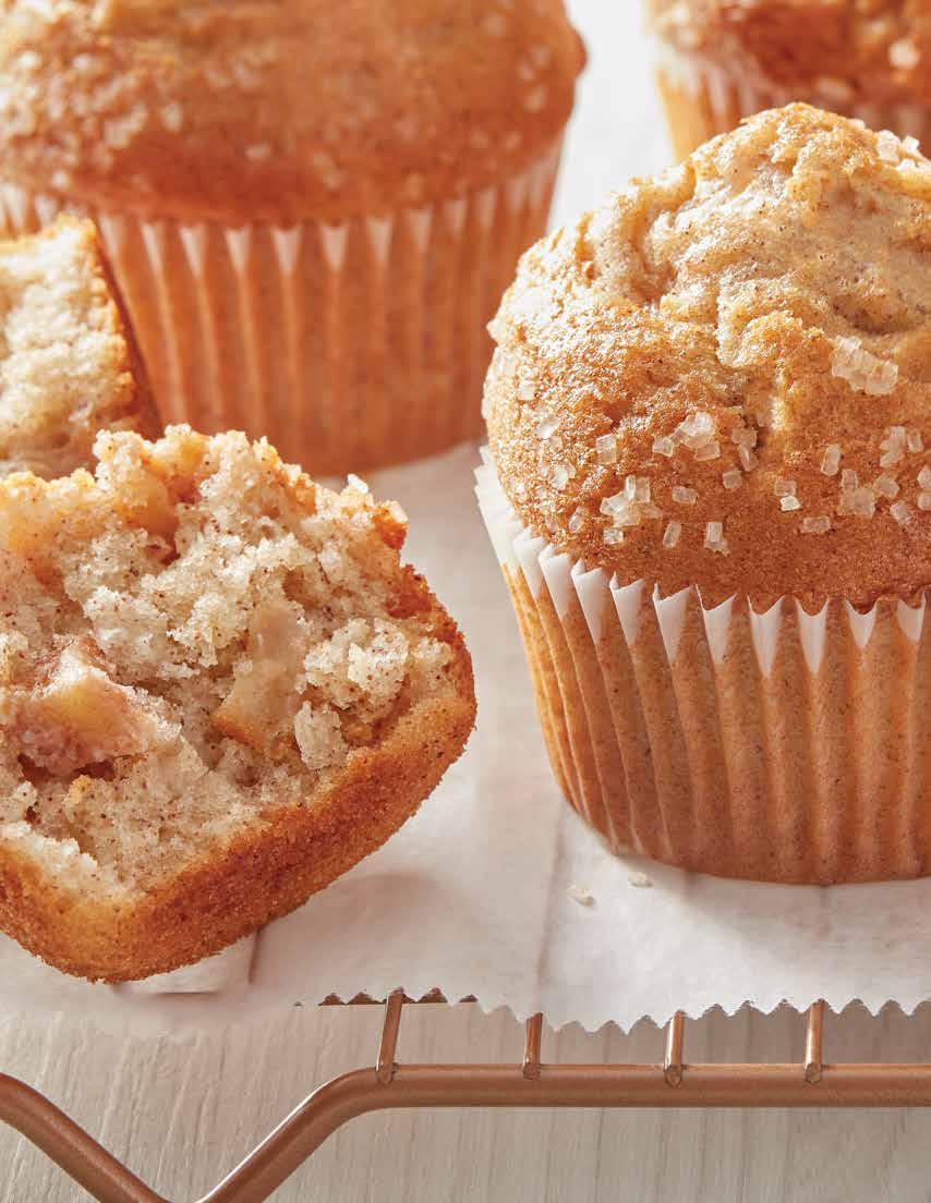 MUFFINS cinnamon apple muffins A classic favorite that will please your whole family,