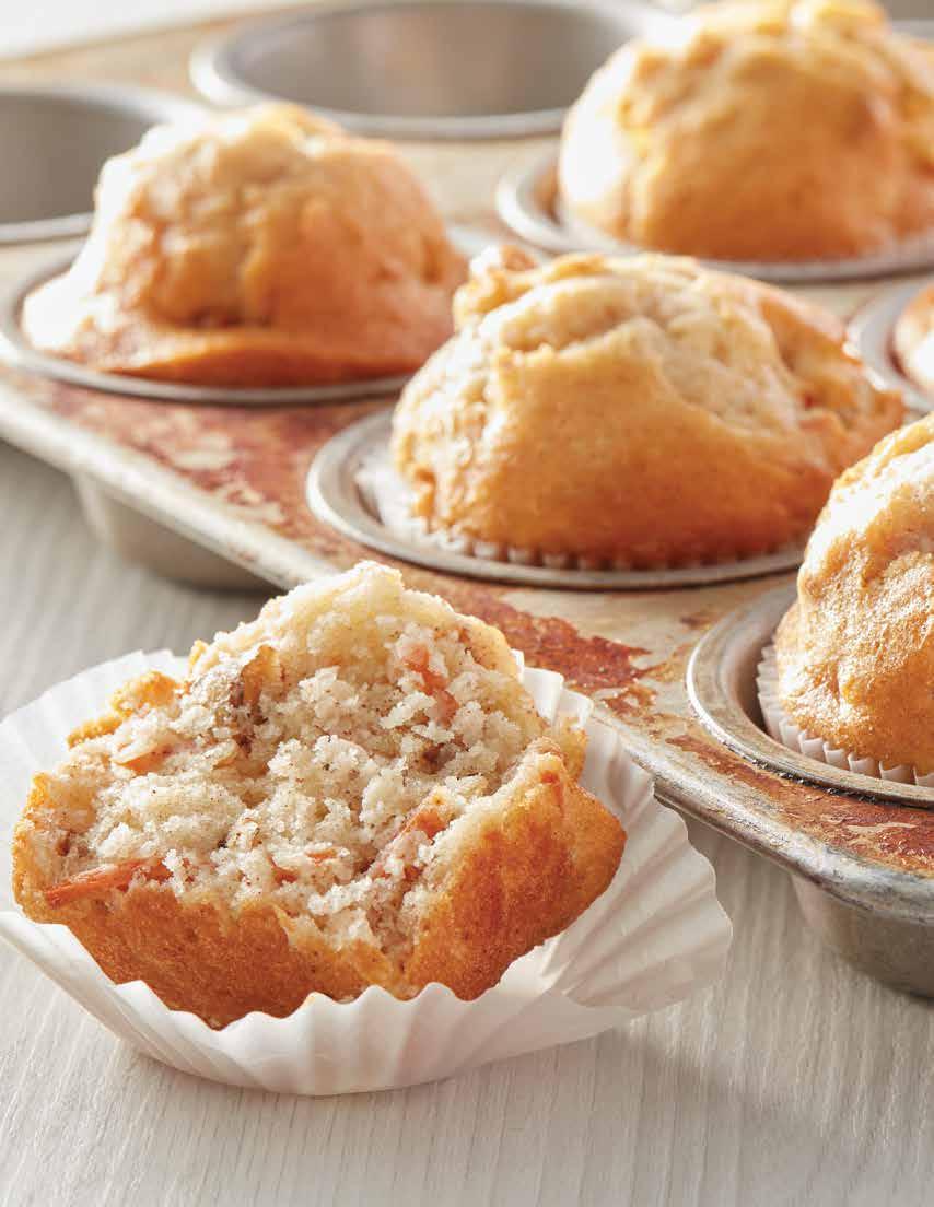 MUFFINS carrot cake muffins Chopped walnuts, shredded carrots and cake batter easily