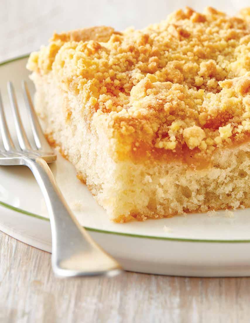 CAKES apple streusel Cake A buttery and crisp streusel tops the decadent