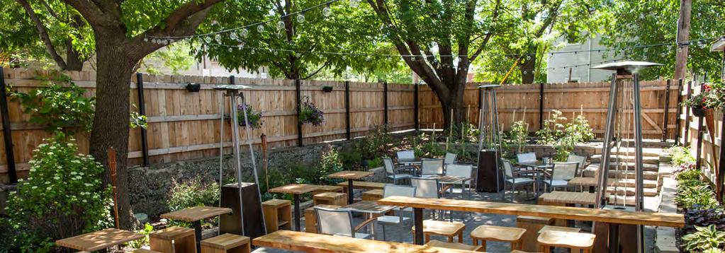 In summer and fall we open the Backyard for tastings and other special events like