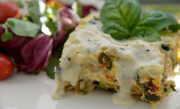 14 LASAGNA WITH BÉCHAMEL SAUCE Shortcuts and Substitutions: You can substitute 4 cups of homemade or purchased marinara sauce for the béchamel sauce in this lasagna.