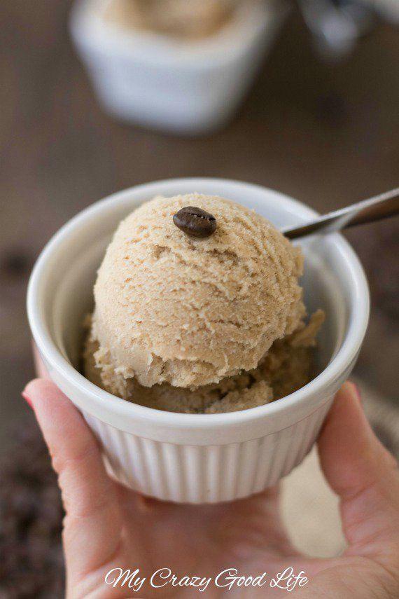 Dairy Free Coffee Ice Cream This Dairy Free Coffee Ice Cream uses only four ingredients. I m not going to say it s healthy, but it s definitely a healthier ice cream choice.