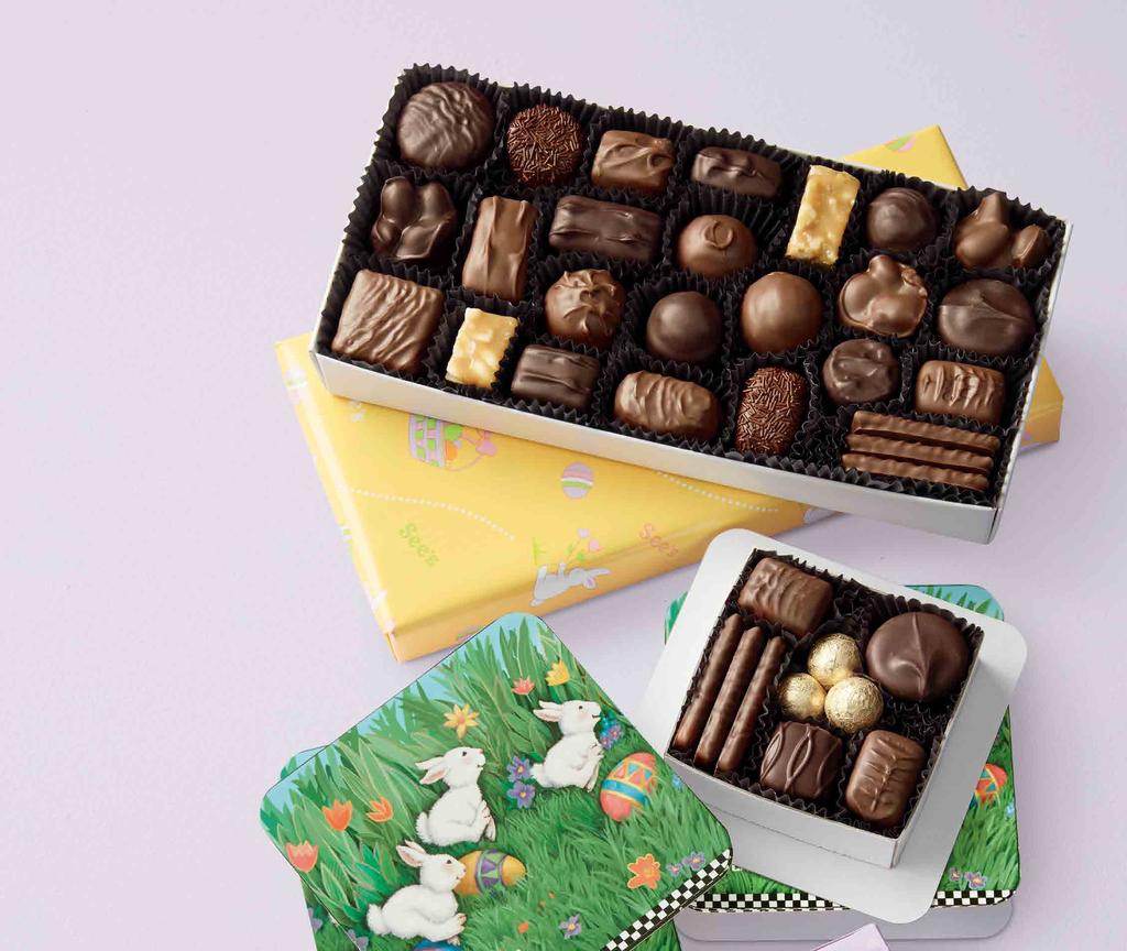 P.O. Box 93024 Long Beach, CA 90809-3024 PRSRT STD U.S. POSTAGE PAID SEE S CANDIES ACCT. #: KEY: Share the happiness #SeesCandies Easy-to-Sell Spring Favorites 2019 Copyright See s Candy Shops, Inc.