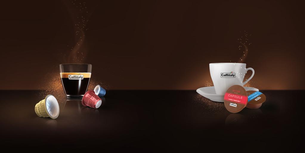 Nespresso * Lavazza A Modo Mio * *NESPRESSO is a trademark of Société des Produits Nestlé S.A. registered in Italy and other countries. Caffitaly System S.p.A. is an independent producer not related, directly or indirectly, to Société des Produits Nestlé S.