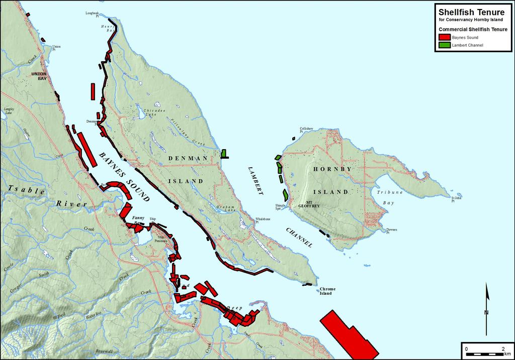 Denman Island is an example of how the geoduck framework puts industry before habitat protection The IGMF application review process delivers piecemeal protection of critical fish habitat Many