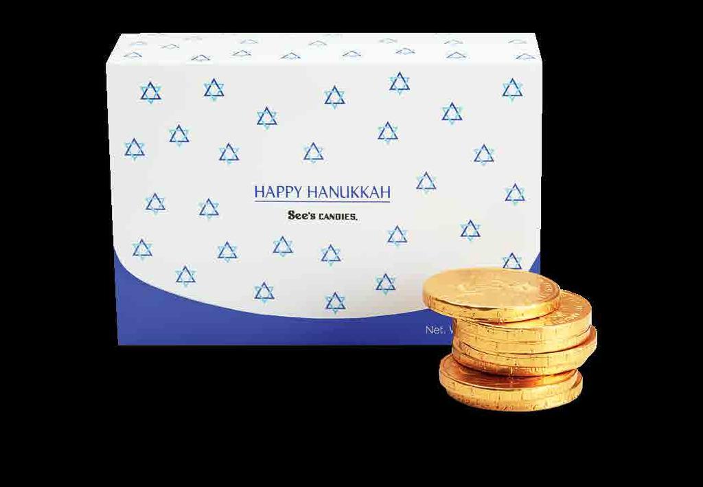40 #9672 Gift Includes: 1 lb 5 oz Hanukkah Assorted Lollypops 6 oz Hanukkah Candy