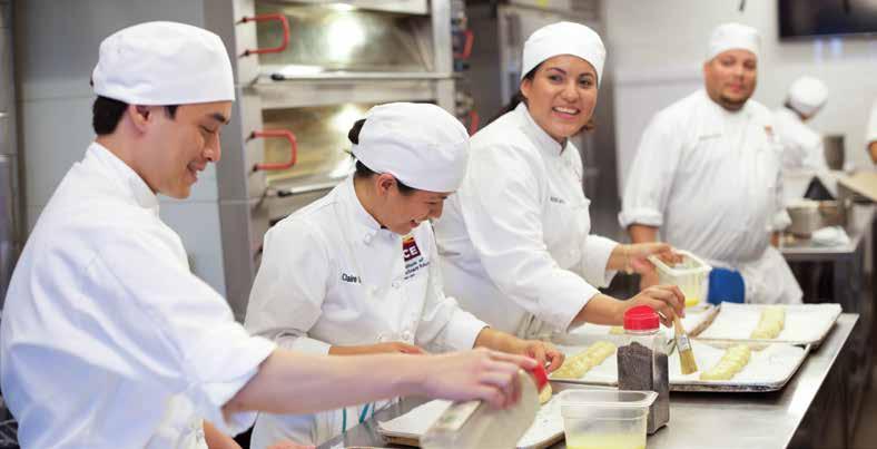 Drawing from the rich baking and pastry traditions of France, Italy, Austria and Switzerland, as well as contemporary American variations, our Pastry & Baking Arts program is not only international