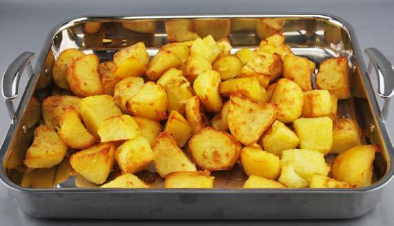Sunday Carvery - Roast Potatoes You ll need: Stainless Steel Roasting Tray Pre-Steamed Potatoes (See Sub) Oil 5 kg (1 Bag) 800 ml 1.