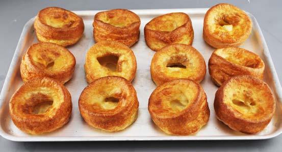 Sunday Carvery - Yorkshire Puddings You ll need: Baking Tray BULK COOK 3 Yorkshire Puddings 12 1.