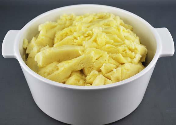 Sunday Carvery - Mash Potatoes You ll need: Small White Cocotte Dish, Lid & Hook Mash Potato Butter Melted Butter (See Sub) 2kg 75g 25g 1.