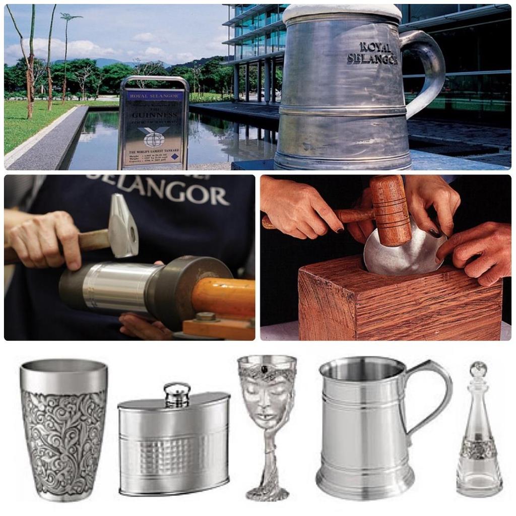 Day 3 On the third and final day of the tour, you will visit the Royal Selangor Pewter museum and factory to observe how pewter products are made and see the world's largest pewter tankard,