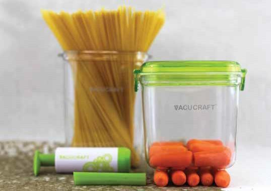 Plus, their glossy exterior and apple green lids add a colorful touch to your kitchen décor.
