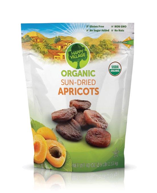 Sun Dried Apricots Eastern Anatolia, city of Malatya Number of Happy Villages: Our naturally dark, organic sun-dried apricots are grown and harvested in the fertile valleys around the city of Malatya