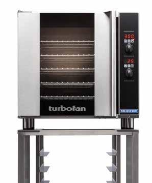 BAKING Baking in the Turbofan convection oven offers both convenient ease of use and consistent quality of