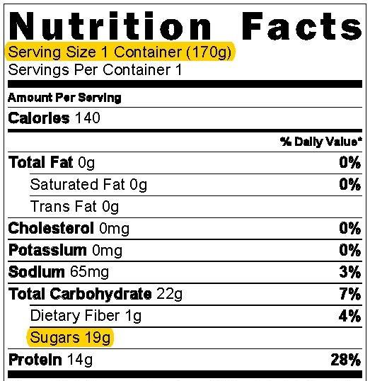 LESSON 1: INFANT MEAL PATTERN REQUIREMENTS Method #1 Example 2 - Serving size in Grams Step 1: Find the Nutrition Facts Label on the package. Step 2: Look at the Serving Size on the Label.