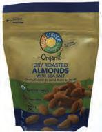 Organic, Dry Roasted Almonds Organic, Dry