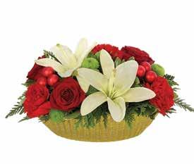 BF374-11KM Bright Holiday Wishes Centerpiece SUGGESTED RETAIL PRICE: $49.99 1 Napco 21411 Vertical Oval Bowl - Green 0.5 Oasis Foam Brick 3 Red Metallic Ornaments 2 Red Candles A. Retail = Whsle.
