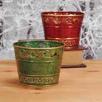 NEW 2014/2015 5"H (2) Assorted Red/Green pot cover Name 5"H (2) Assorted Red/Green Pot