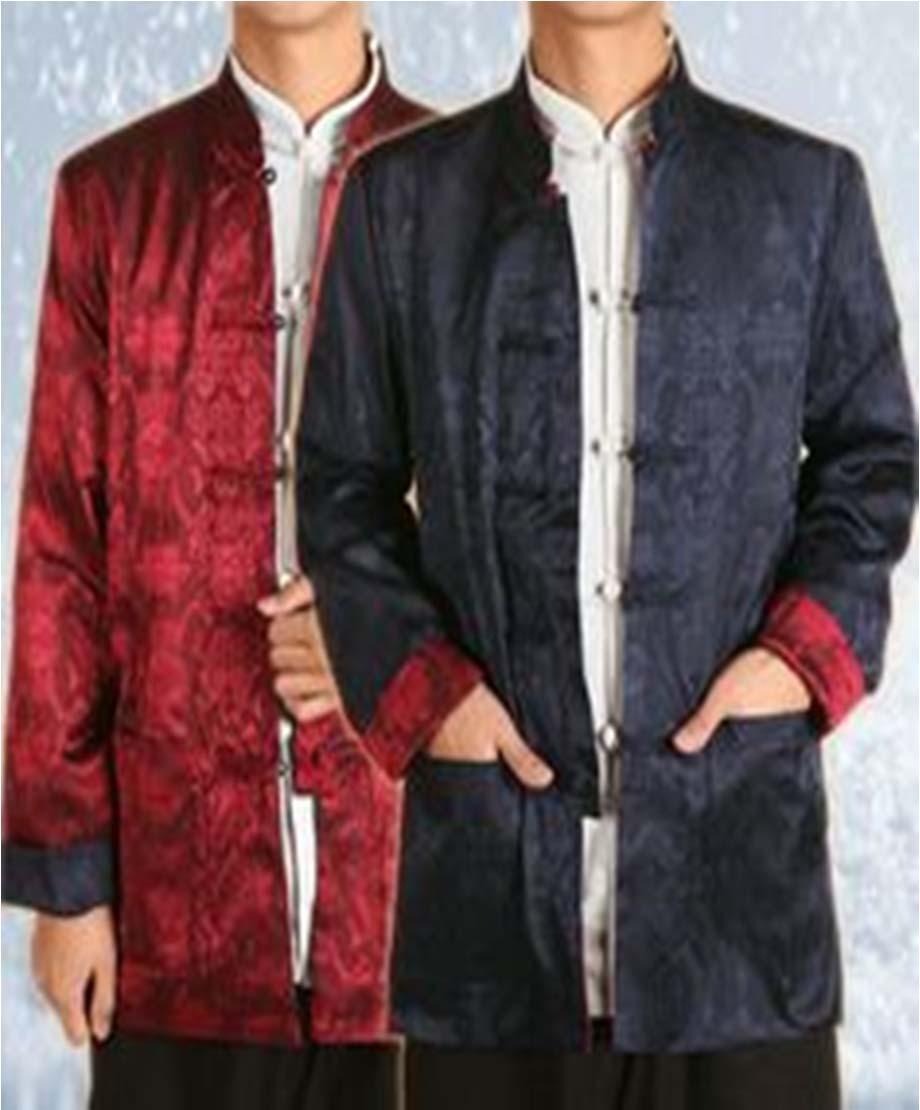 CHINESE SUIT Chinese Suit (Tang Zhuang): It is a combination of the Manchu male jacket of the Qing Dynasty and the western style suit.