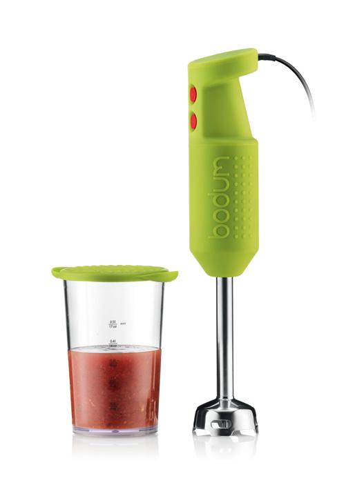 BISTRO Blender Stick This Blender Stick is very convenient and includes 3 stainless steel accessories. Ideal for pureeing, whipping cream and beating egg whites as well as for smoothies and soups.