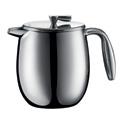 No paper filter! Stainless steel body Plastic plunger BPA-Free Dishwasher safe No capsule!