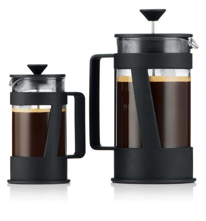 BRAZIL, CREMA & KENYA Coffee Makers 34 The CREMA Coffee Maker is a playful mix between tradition and modernity!