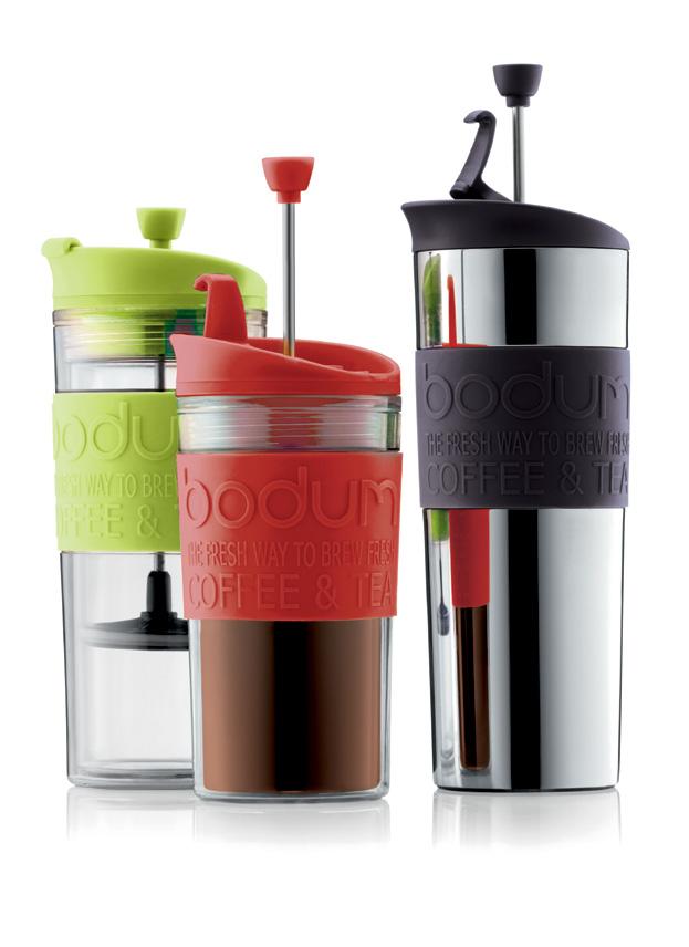 TraVEL PRESS Coffee Makers 48 Enjoy a single-serving of French press coffee or loose leaf tea on the go with the TRAVEL PRESS Coffee Maker.