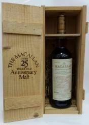 35 Macallan 25yo Anniversary Edition 700ml, bottled at 43% ABV.