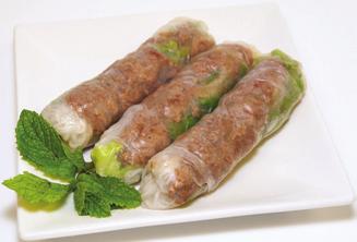 Fresh Satay Beef Salad Rolls (3),...... 7.