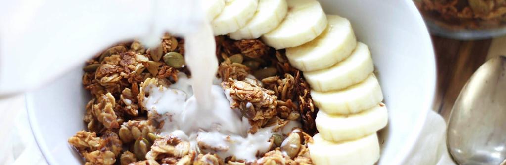 http://bayshore.ca 1 hour 15 minutes Oats (rolled or old fashioned) Unsweetened Coconut Flakes Pumpkin Seeds Sea Salt Banana (ripe, mashed) Coconut Oil (melted) Preheat oven to 300F.