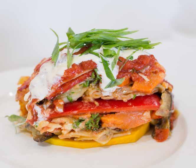 Vegetable Lasagne A creamy and tasty delight! Packed with veggies, this Lasagne makes a healthy but hearty meal for the whole family.