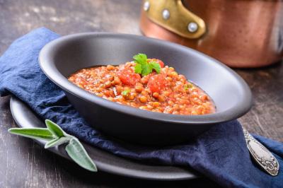 Creamy Lentil Dhal Serves: 4 500g Red Lentils 1 tbsp Hot Curry Paste 1 tbsp Coconut Oil Salt & Pepper to own taste 1. Heat oil in deep saucepan & fry lentils for 1-2 mins, stirring continuously. 2.