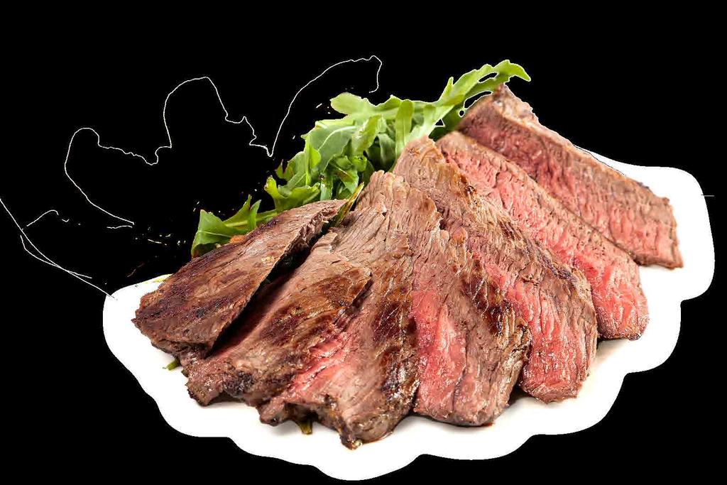 šťavnatý hovädzí steak z pravej