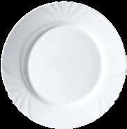 H9 L H9 Lotusia White Dinner Plate cm