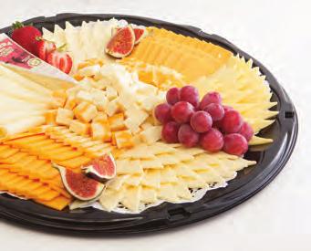 serves 8-10 $30 Medium serves 15-18 $50 Large serves 25 $62 CHEESE TRAY An assortment of cheeses sliced and cubed Small