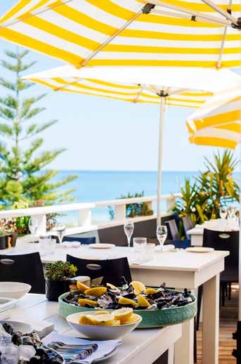 GROUP DINING The Shorehouse offers a range of semi-private spaces that can be booked