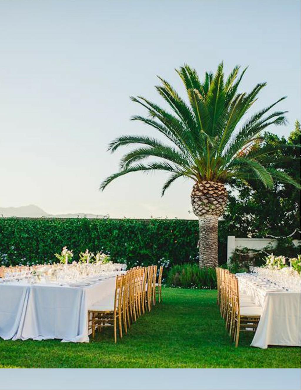 Villa weddings and private locations