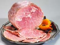 Simply carve paper-thin slices and serve at room temperature. Each 2 to 3 pound ham serves 20. $13.99/LB.