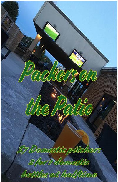 Sunday: 11:00AM - 4PM: Build your own bloody mary bar $8 domestic pitchers during all football games Packers on