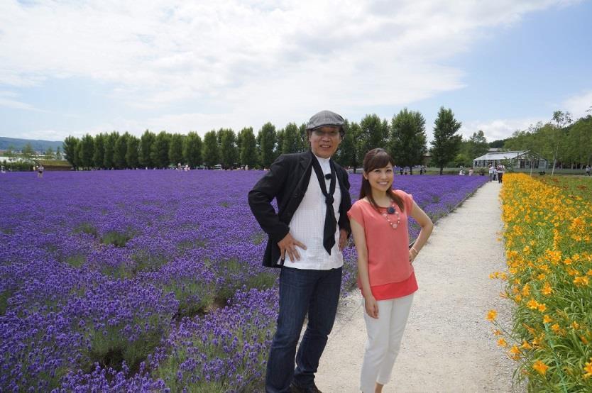 Furano 3 17-Aug 2014 "Town of lavenders and good wine" Furano town is located in the middle of Hokkaido.