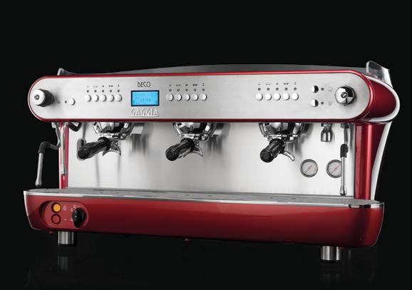 DECO EVO SERIES THE LATEST GAGGIA S PROFESSIONAL COFFEE MACHINES DECO EVO COMBINES VINTAGE LINES, ADVANCED TECHNOLOGY AND EXCLUSIVE DESIGN WITH THE ULTIMATE IN PRACTICALITY.