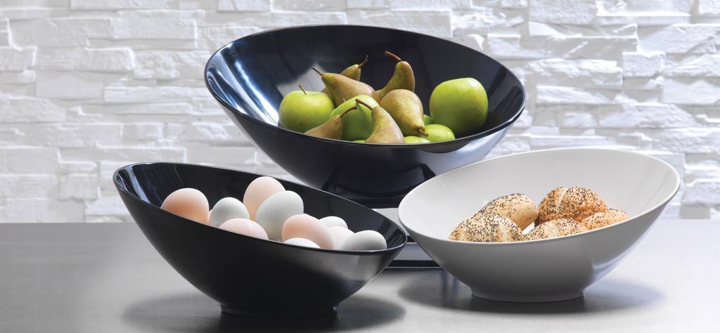 47 48 MELAMINE Sheer MELAMINE Sheer SheerTM NEW RANGE Latest additions to our melamine collection include two sizes of Sheer bowl in black and white.