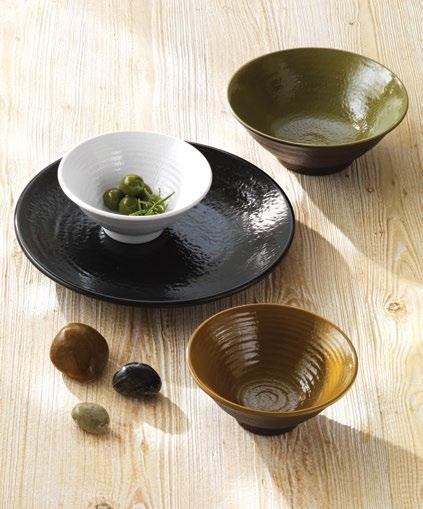 of bowls and plates make an attractive sharing solution, with the