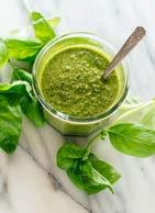 Pesto Place any fresh green, herbs, and nut into blender. Add oil and pulse until smooth.