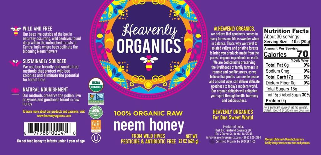 Heavenly Organics 100%
